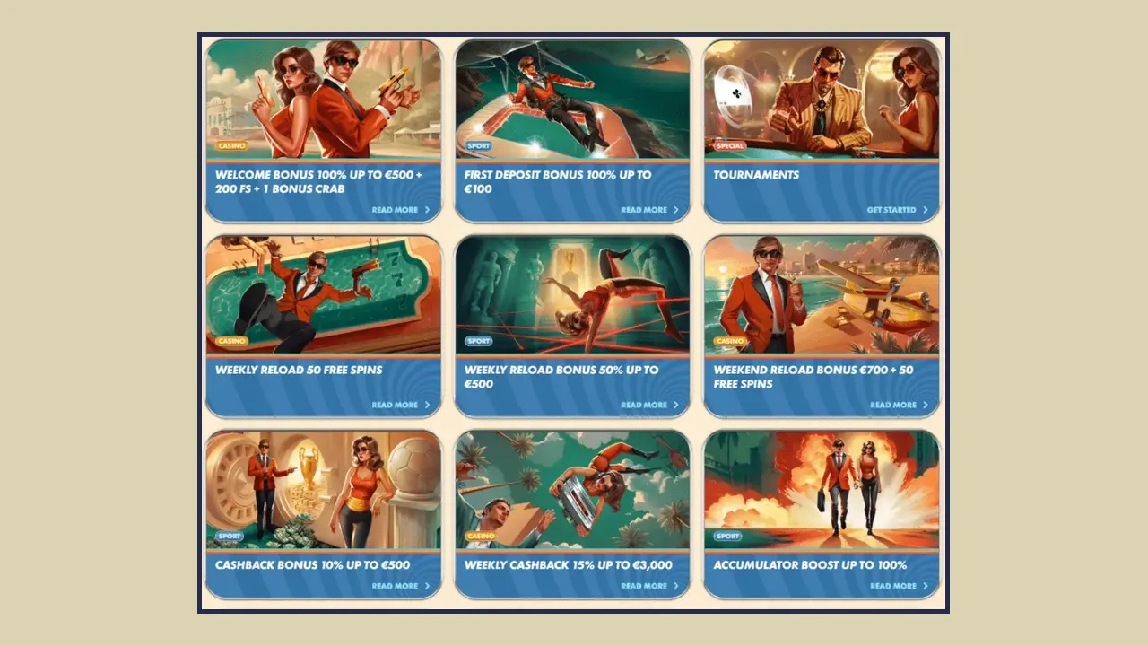 Bonus powitalny w kasynie online Vegasino